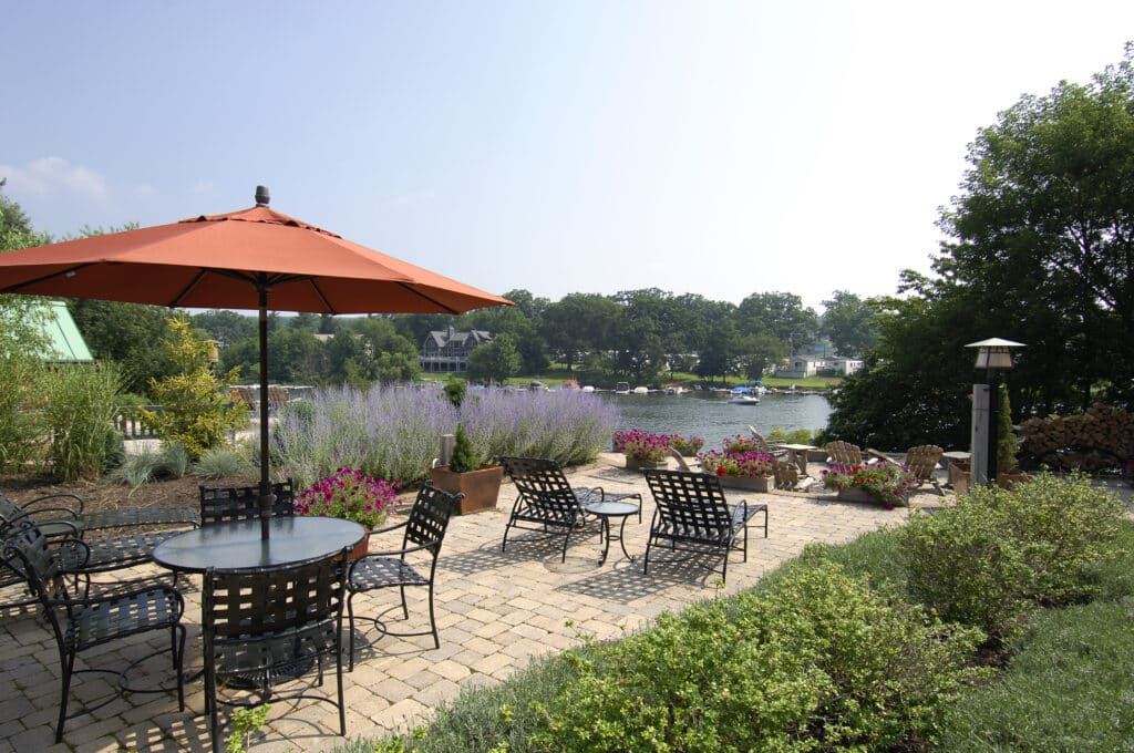 The gardens at our Deep Creek Bed and Breakfast, where you can enjoy the best things to do at deep Creek Lake