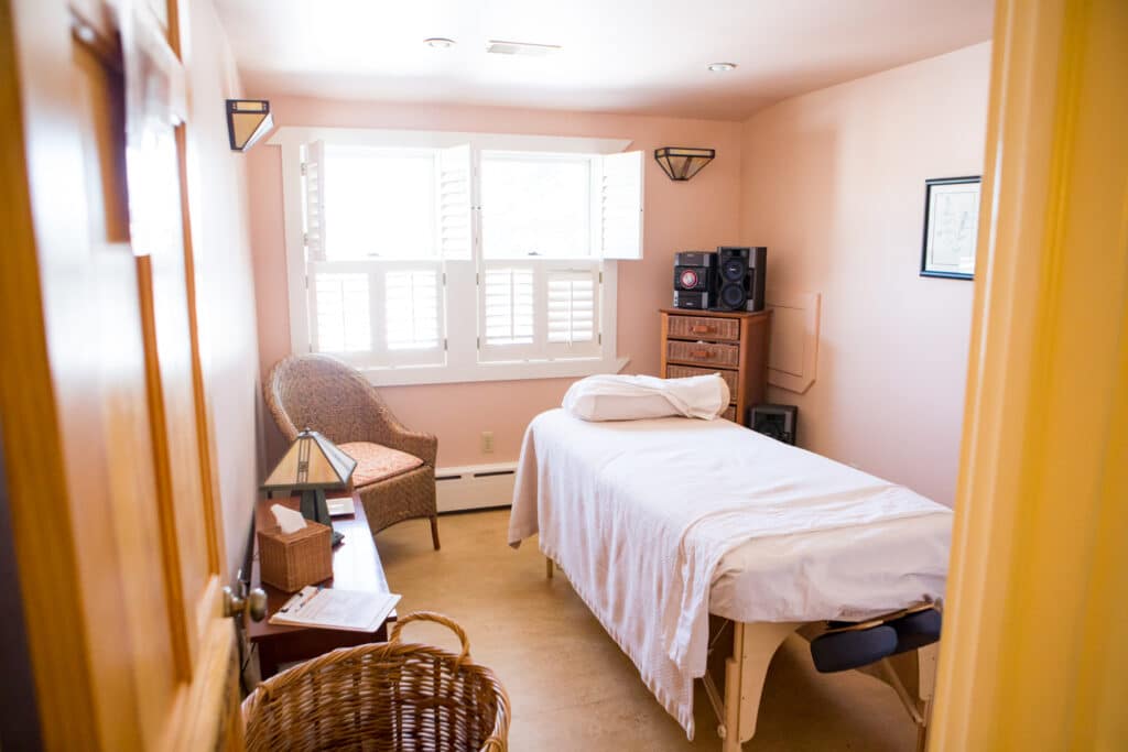 Massage Room at Lake Pointe Inn