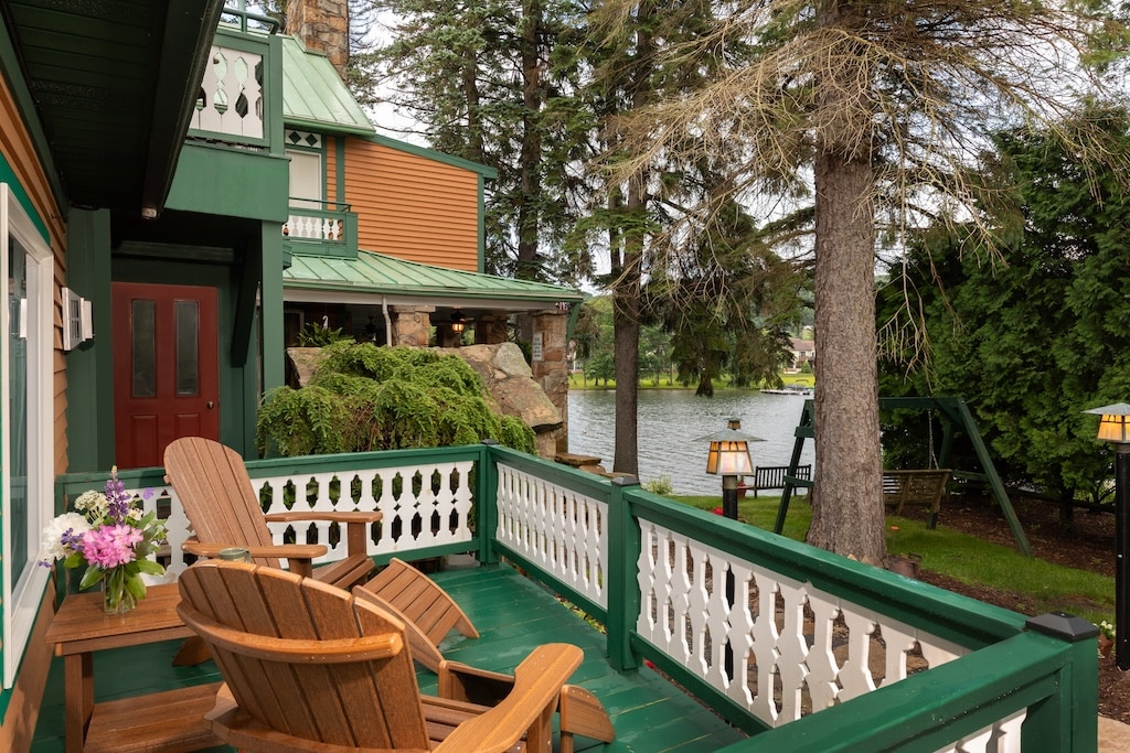 Christian W. Klay Winery is lovely, as is staying at our Deep Creek Lake Hotel, pictured here
